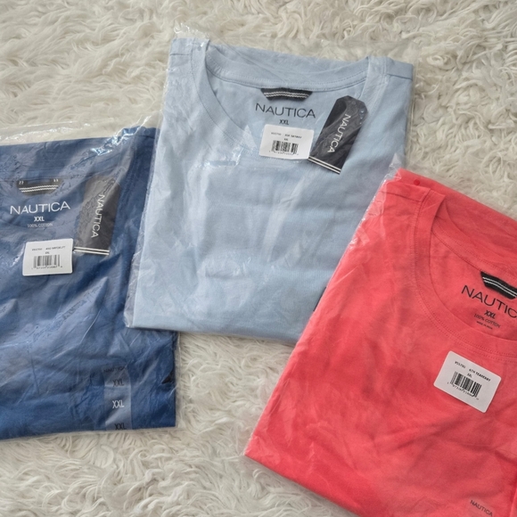 Nautica crewneck deck t-shirts Bundle of 3. Size XXL. New.Our wear-every-day D - Picture 2 of 12
